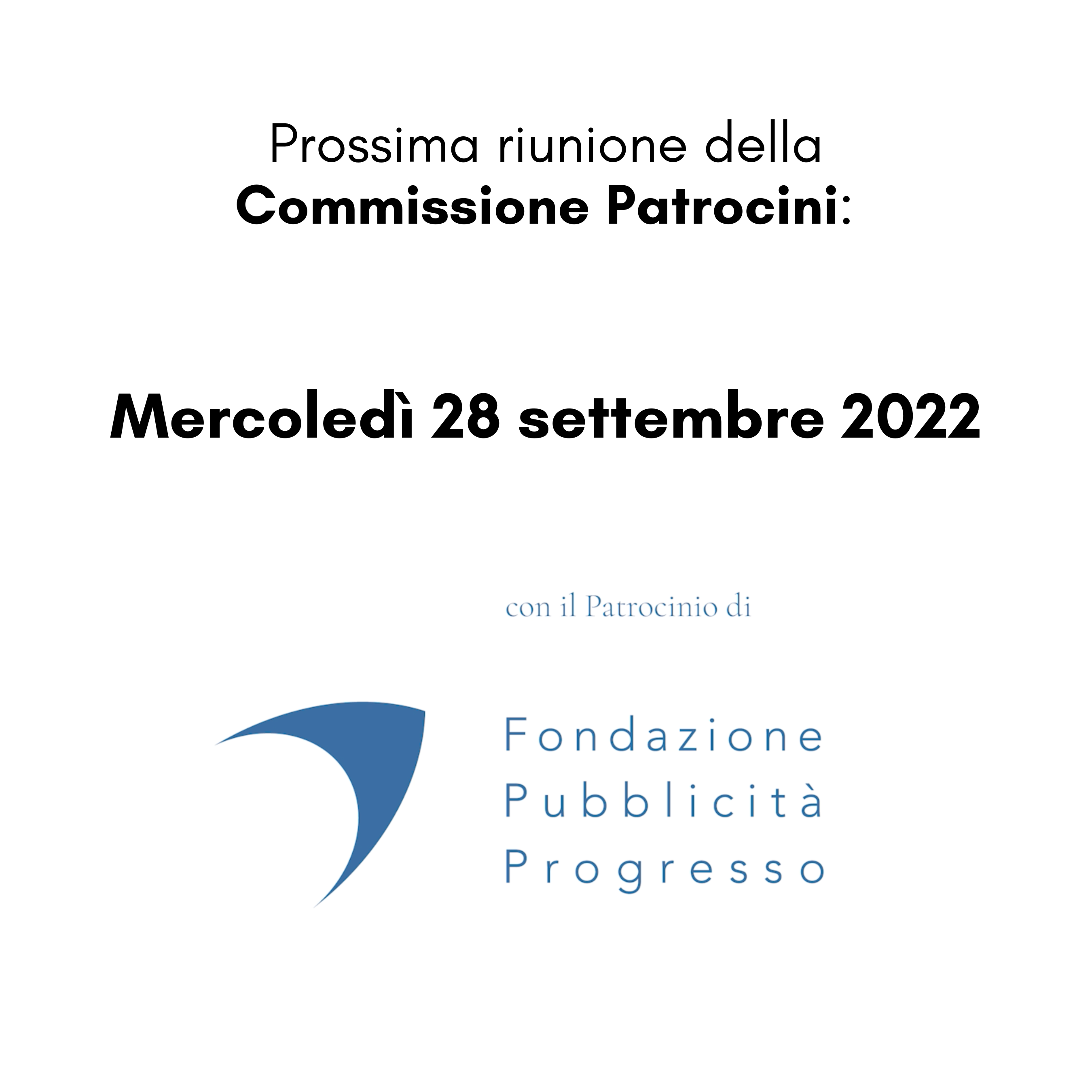Foto Riunione Commissione Patrocini